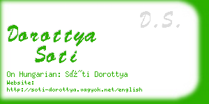 dorottya soti business card